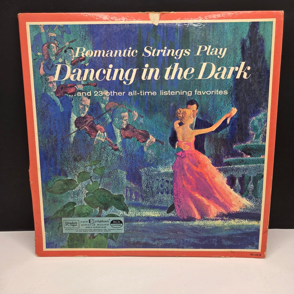 Reader's Digest Dancing in the Dark Romantic Strings Vinyl 2LP RCA Custom Vtg